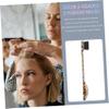 STOBAZA Double-ended Portable Eyebrow Brush with Leopard Print Handle Multifunctional Eyebrow Applicator and Hair Comb for Precise Shaping and Styling Compact Travel Cosmetic Tool for view 3