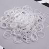 3200 Pcs Elastic Rubber Bands Small Hair Ties Hair Rubber Mini Hair Bands Hair Elastics Tiny Soft Holder Ponytails for Girls (Clear and Black) view 2