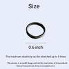 3200 Pcs Elastic Rubber Bands Small Hair Ties Hair Rubber Mini Hair Bands Hair Elastics Tiny Soft Holder Ponytails for Girls (Clear and Black) view 3
