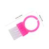 Ipetboom 100pcs Small Hard Bristle Nail Brushes for Fingernail Cleaning Plastic Scrubbers for Nail Art Dust and Dirt Removal in Pink for Home and Professional Salon Use view 2