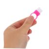 Ipetboom 100pcs Small Hard Bristle Nail Brushes for Fingernail Cleaning Plastic Scrubbers for Nail Art Dust and Dirt Removal in Pink for Home and Professional Salon Use view 4
