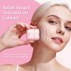 Facial Hair Removal for Women - Painless Electric Face Shaver for Peach Fuzz & Sensitive Skin, USB-C Rechargeable Hair Remover for Upper Lip & Chin,IPX7 Mini Portable for Smooth Skin at Home & Travel view 2