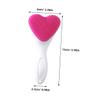 Alipis Silicone Facial Cleansing Brush Heart-Shaped Soft Face Washing Brush for Women Portable Deep Skin Cleanser Exfoliating Tool Cute Design view 2