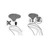 RQ12 Shaver Head Compatible For Philips Compatible For Norelco SensoTouch 3D Replacement Shaving Head RQ1250/RQ1260/RQ1280/RQ1290/RQ1296 view 2