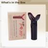 NinthAvenue Basics Red Lip Plumper Tool, Instant Lip Suction Device, Curved Design, Non-Surgical Lip Sucker for Fuller Lips, Ideal for Quick Results view 3