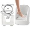 Pedicure Bath, Muslim Footbath Basin, Automatic Foot Flush with Press Spray Function, Inlet/Outlet Pipes, Muslim Foot Washer Foot Spa, Water-Saving Foot Washing Bucket view 1