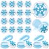 24 Pcs Winter Christmas Party Favors Glitter Snowflake Lip Balm Christmas Honey Scented Lip Gloss Wonderland Party Gifts for Winter Holiday Exchange Prizes Stockings Stuffers view 1
