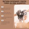 3-in-1 Nourishing Conditioning Shampoo, Hair Growth Shampoo -Batana Oil & Rosemary & Onion, Reduce Hair Loss, Strengthens Roots & Adds Shine, Thicker and Stronger Hairs (3pcs) view 4