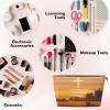 ASYG Jesus Cosmetic Bag Bible Makeup Bag Christian Cosmetic Travel Bag For Women Men view 3