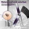 3D Curling Iron Wand Mascara, Metal Mascara Wand Black Washable Telescopic TubingMascara Fiber Lash Extension Non-Clumping Smudge-Proof Long Lasting No-Flake view 4