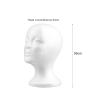 Foam Mannequin Head, Styrofoam Head for Wig Heads, Hat Display, Glasses & Accessories - Stable Base, Premium Foam, with Ergonomic Design for Realistic Presentation, for Wigs & Home/Salon Use view 2
