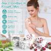 2-in-1 Organic DIY Scrub Making Kit for Lips & Body - Moisturizing, Exfoliating with Shea Butter, Almond & Essential Oils - Gift Set for Women/Men view 4