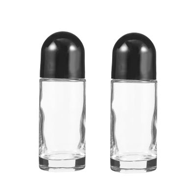 DECHOUS 6pcs Glass Roller Ball Bottles 30ml for Perfume and Essential Oils