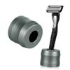 Luxshiny Safety Razor Stand for Men with Non-slip Base Aluminum Shaving Razor Holder Organizer for Bathroom Countertops view 1