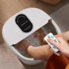 Bluethy Collapsible Foot Massager with Heat, Bubble, Red Light, Temperature Control, Foot Spa Tub for Soaking Feet, Feet Bath Massager for Relaxation & Stress Relief (White) view 1
