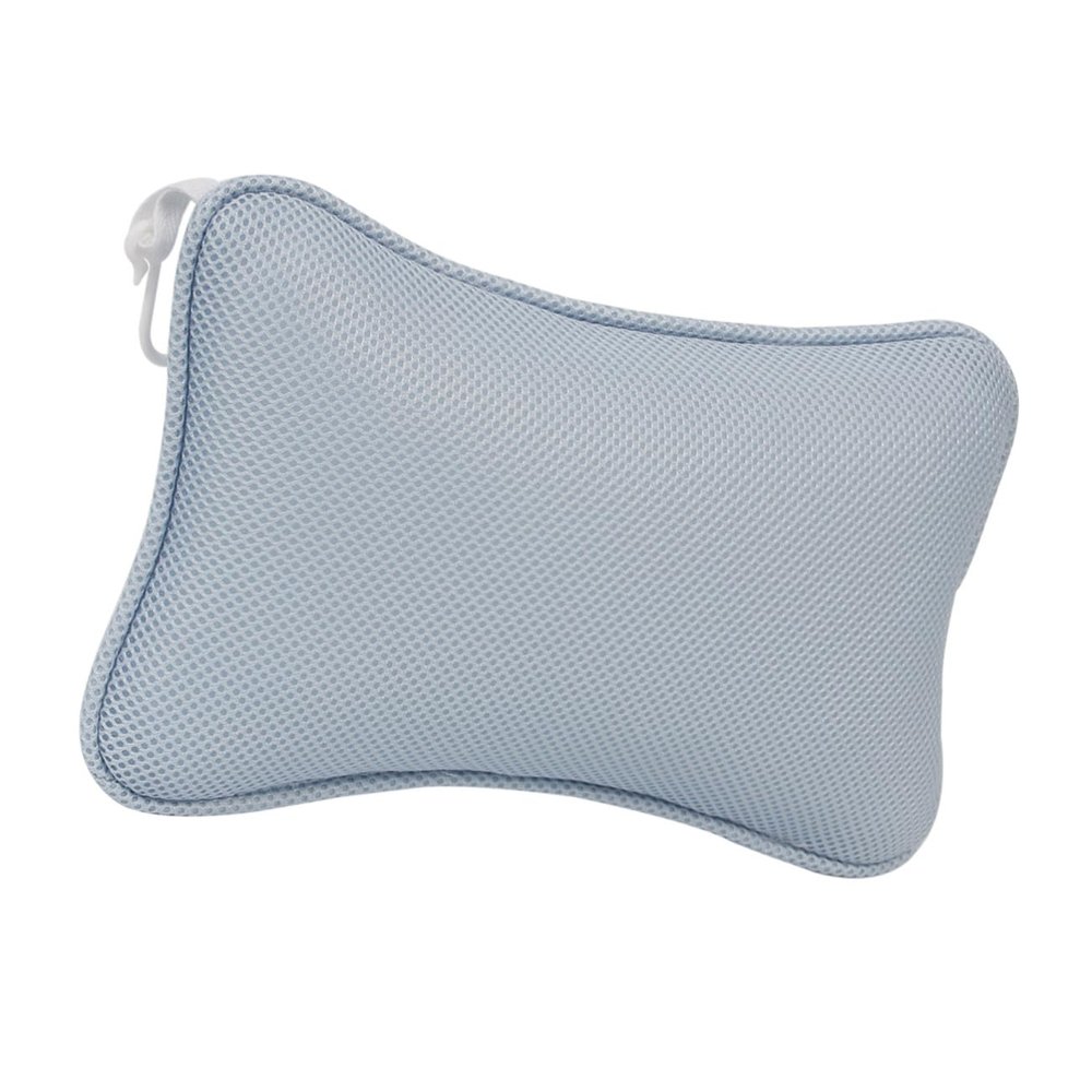 Mipcase Non-Slip Bathtub Pillow with Suction Cups Neck and Shoulder Support Cushion for Standard Oval and Straight-Back Tubs Hot Tubs and Spas for Head and Back Rest