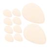 PartyKindom 10pcs Clear Silicone Makeup Sponge for Face Powder and Foundation Application Non-absorbent Puff Pads with Ergonomic Grip Skin-friendly Soft Applicators for Precise Blending and view 1