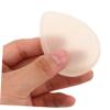PartyKindom 10pcs Clear Silicone Makeup Sponge for Face Powder and Foundation Application Non-absorbent Puff Pads with Ergonomic Grip Skin-friendly Soft Applicators for Precise Blending and view 4