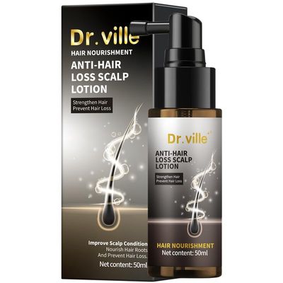Dr.Ville Hair & Scalp Nourishing Spray  Lightweight Formula for Shiny, Soft, and Healthy-Looking Hair