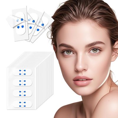120 PCS Neck Tape for Enhancing Visibility, Facial Enhancing Invisible Tape, Face Tightening Enhancing Tape, Suitable for Skin Sagging, Double Chin, Jawline, Eye Wrinkles, Makeup Application