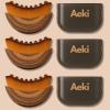 Aeki Lymphatic Contour Face Brush - Reduces Puffiness & Restores Definition, Aeki Lymphatic Face Brush, 100% Gentle & Soft on Skin | Naturally Sculpted Look,Aekii Facial Brush (3 Set) view 1