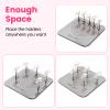 TADOPRO Nail Stand for Press Ons, Nail Holder for Painting Nails, Press on Nail Stand for Nail Art with Magnetic Metal Base 200pcs Double-sided Tape Nail Art Home DIY & Salon Use(sliver01) view 4
