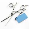 5.5" Professional Japan Swivel Thumb Rotary Handle Left Hand Hair Cutting Shears - Barber Hairdresser Tools view 4