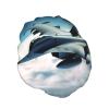 Aircraft Fighter Jets Shower Cap for Women Reusable Waterproof Shower Bonnet Double Layer Large Bath Cap Washable Elastic Band Bath Hair Hat for Long Hair, Braids, Men view 2