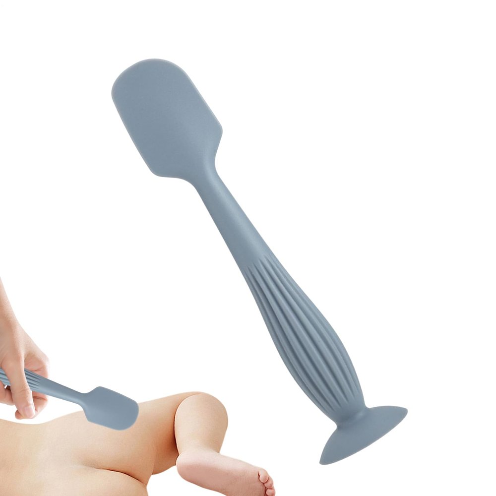 Baby Ointment Applicator - Silicone Nappy Cream Spreader, Smooth Flexible Edge, Hygienic Skin Care Tool, Non-Slip Handle | Compact Travel Cosmetic Scraper Used For Family Outings Or Daily Care Routine