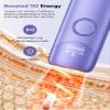 Ubroo Laser Hair Removal for Women, 97.6% Hair Reduction in 2 Session, 5 Ice Cooling IPL Hair Removal Device, Hair Removal at Home for Legs Bikini Armpits Facial (Purple) view 2