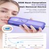 Ubroo Laser Hair Removal for Women, 97.6% Hair Reduction in 2 Session, 5 Ice Cooling IPL Hair Removal Device, Hair Removal at Home for Legs Bikini Armpits Facial (Purple) view 3