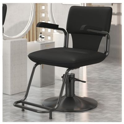 Barber Chair, Heavy Duty Salon Chair with Hydraulic Pump, 360 Swivel Height Adjustable Spa Beauty Chair for Hair Stylist,Spa, Beauty Shop,Black,A