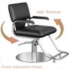 Barber Chair, Heavy Duty Salon Chair with Hydraulic Pump, 360 Swivel Height Adjustable Spa Beauty Chair for Hair Stylist,Spa, Beauty Shop,Black,A view 4