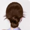 2 PCS Clip-On Feathered Bun Wig - Messy Bun Hair Piece for Women, Ponytail Extension, Hair Clips with Hair Attached Volumizing Feathered Wig for Women to Wear Everyday (2PC Dark Brown+Light Brown) view 3