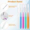 40 Pcs Shower Head Cleaner Tool Set, 30 Pcs Shower Head Cleaning Brush, and 10 Unclogging Pins with Storage Boxes, Cleaner Picks for Small Hole Anti-Clogging Nozzle Household Bathroom Kitchen view 3