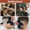 2Pcs Enhancement Card for Barbers with Measurement Indicators, Color Spray Edge Hair Liner Card Hairline Shaping Tool Reusable Spray Edge Hairline Shaping and Line Up Tool view 4