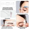 18 PCS Reusable Eyebrow Stencil, Generic 3 Sizes Eyebrow Stencils Reusable Eyebrows Template Kit Plastic Eyebrows Mold with Strap Assist Makeup Tools for Beginner view 3