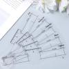 18 PCS Reusable Eyebrow Stencil, Generic 3 Sizes Eyebrow Stencils Reusable Eyebrows Template Kit Plastic Eyebrows Mold with Strap Assist Makeup Tools for Beginner view 4