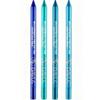 4Pcs Sky Sea Blue Green Gel Sparkling Eyeliner Pen Set is designed for women, with a waterproof stain , colored gel water line eyeliner liquid, face and eye paint sticks, professional eye makeup set view 1