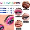 4Pcs Sky Sea Blue Green Gel Sparkling Eyeliner Pen Set is designed for women, with a waterproof stain , colored gel water line eyeliner liquid, face and eye paint sticks, professional eye makeup set view 4