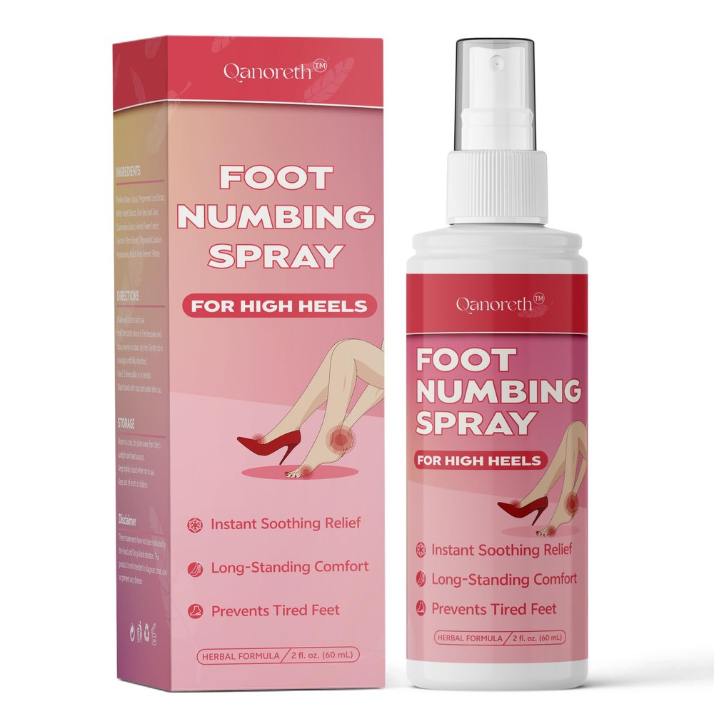 Foot Numbing Spray for High Heels, Instant Cooling Relief for Aching Feet