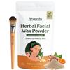 Home..da Turmeric Facial Wax Powder for Women | Bas Chemical Free | Painless Facial Hair Removal Powder for Woman | Instant Herbal Face Waxing for Men - No Irritation, Skin Rashes - Easy to Use 100gm view 1