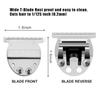 Professional Replacement Wide T Blade,Compatible For Oster,Compatible For Finisher Trimmer Model 59 And-Hair Blades(2pcs) view 4