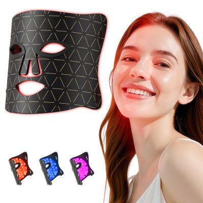 Red Light Therapy Mask for Face, LED Face Mask Light Therapy with Red 6305nm & NIR 830nm, Body Beauty Machine for Care at Home