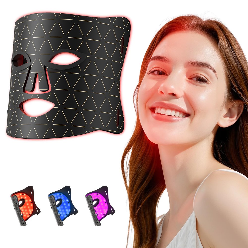 Red Light Therapy Mask for Face, LED Face Mask Light Therapy with Red 6305nm & NIR 830nm, Body Beauty Machine for Care at Home