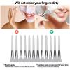12pcs Facial Mask Brush Soft Silicone Comfortable Handle Mud Mask Cream Applicator Spatula White for Facial Cleaning and Spa view 3