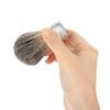 Beard Shaving Brush for Men, Mustache Brush with Soft Hair, Aluminum Handle Beard Tool, Portable Travel Shaving Brush for Daily Grooming and Beard Care view 2