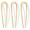 3 Pcs French Hair Pins for Women  Gold Hair Accessories for Buns, French Twists and Updos view 1
