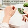 4-Pack Makeup Sponges  Latex-Free Blender Set for Foundation, Concealer & Powder, Soft, Reusable & Beginner-Friendly Beauty Tools (Green) view 4