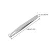 Mobestech Stainless Steel Nasal Hair Cutter Manual Nose Hair Trimmer with Round Head Safe Precision Tweezers for Men Women Portable Lightweight Personal Grooming Tool view 2